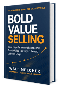 Bold Value Selling book cover