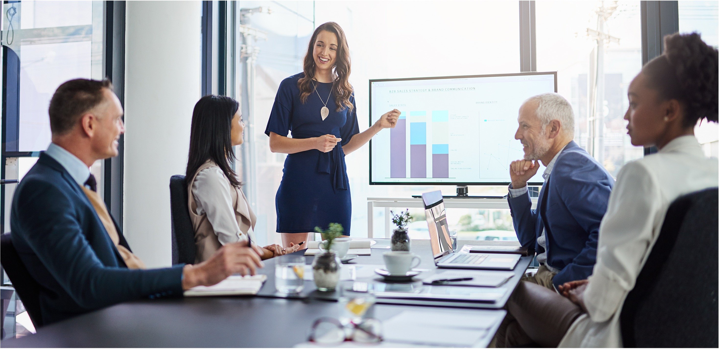 Woman Formal Presentation Conf Room-2